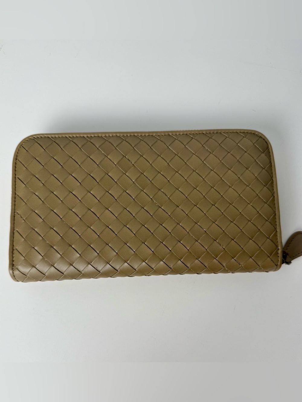 Bottega Veneta Intrecciato Zip-Around Wallet